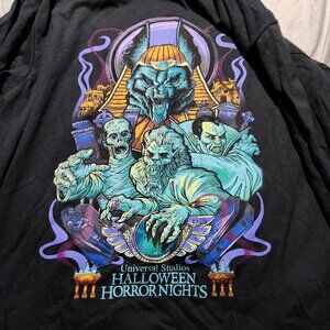 Universal studios HHN l/s monster shirt large